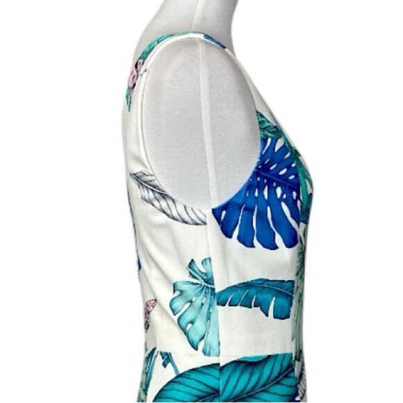 Talulah New Dress Sheath V-neck All of the Stars Jungle Leaf Women’s Size Large - Picture 7 of 11